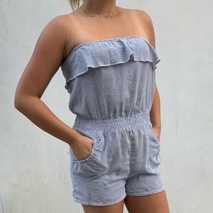 Derek Heart Summer Ruffle Romper